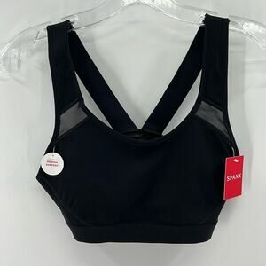 Spanx Women's Medium Impact Sports Bra - Black - XS - New with tags